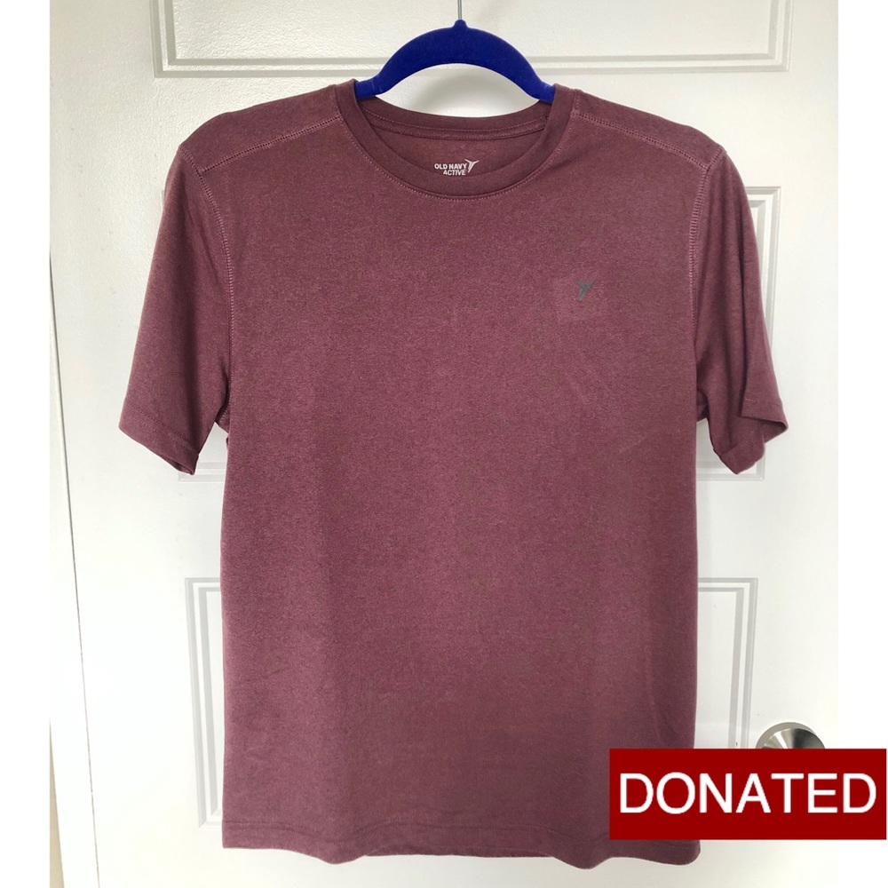 DONATED x 💜 2/$30 Old Navy Go-Dry Activewear T-Shirt